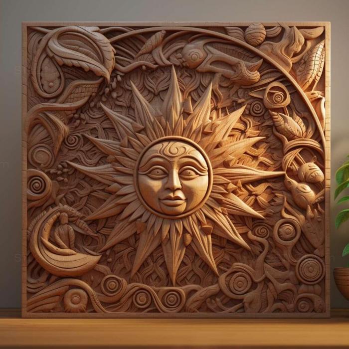 Patterns and decorations (stl JAC Sunray 4, PATTERN_720) 3D models for cnc